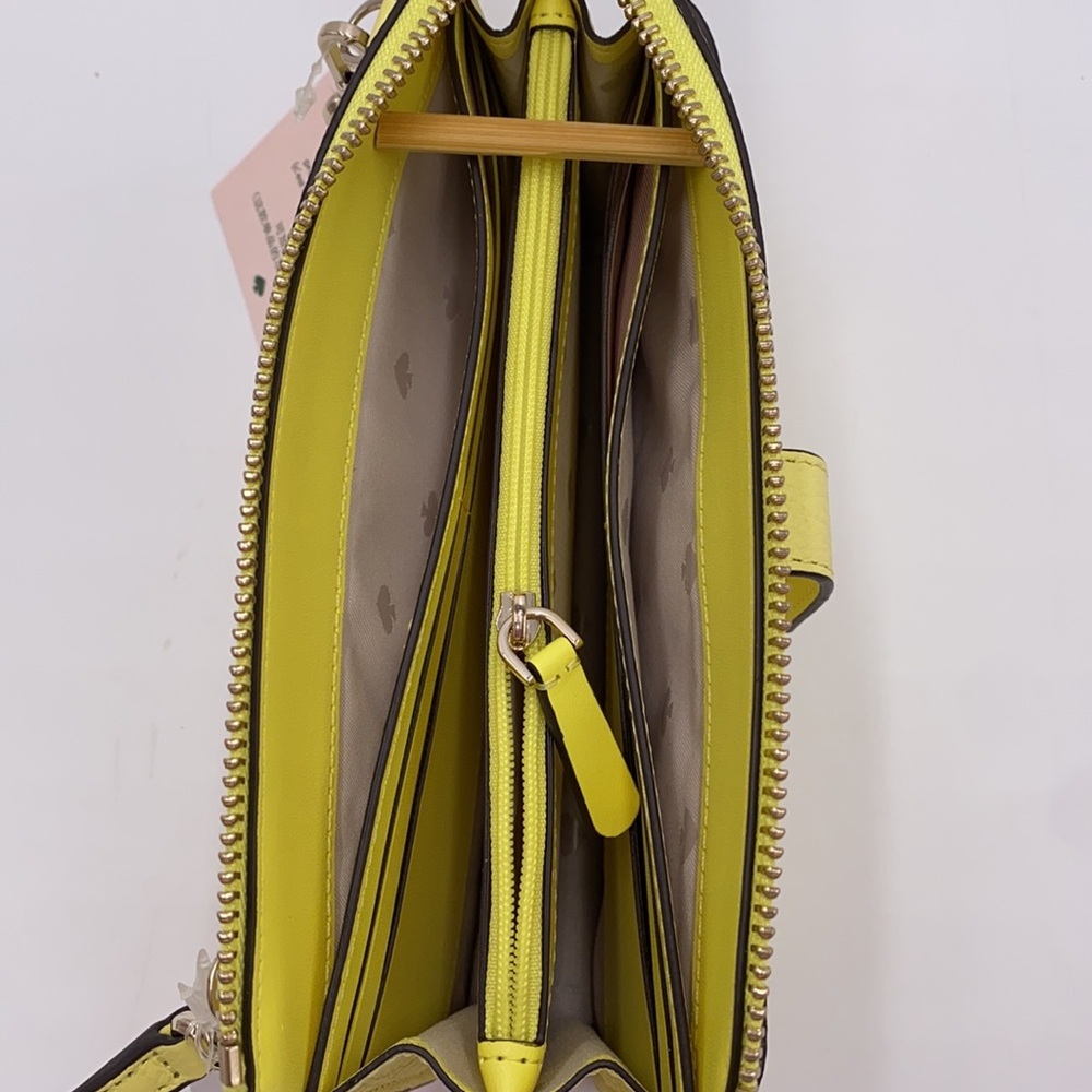 KATE SPADE JACKSON SMALL TAB CROSSBODY LIMELIGHT - Picture 14 of 16